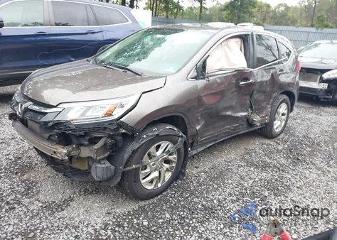 2016 Honda Cr-V Ex из США, поврежденный, VIN 2HKRM4H57GH681886